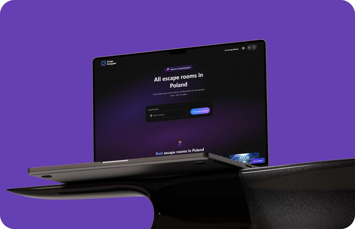 Сервис для поиска, бронирования и управления квест-комнатами и VR-играми по всему миру.