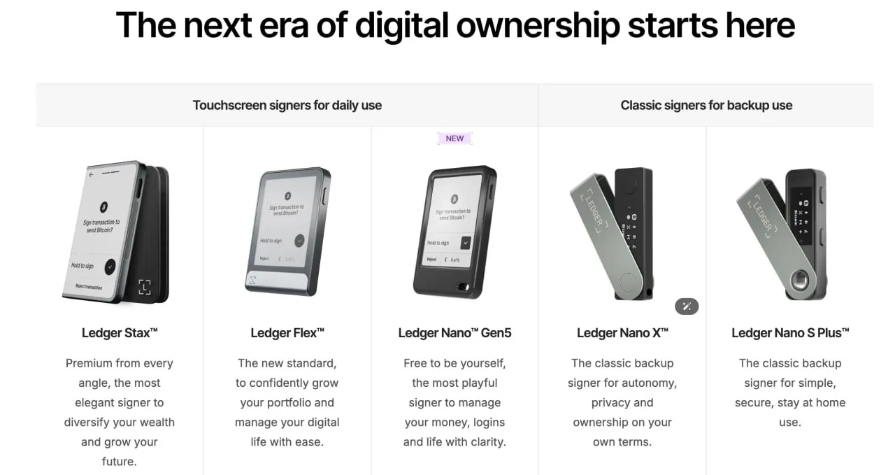 Аппаратные кошельки (hardware wallets) - Ledger