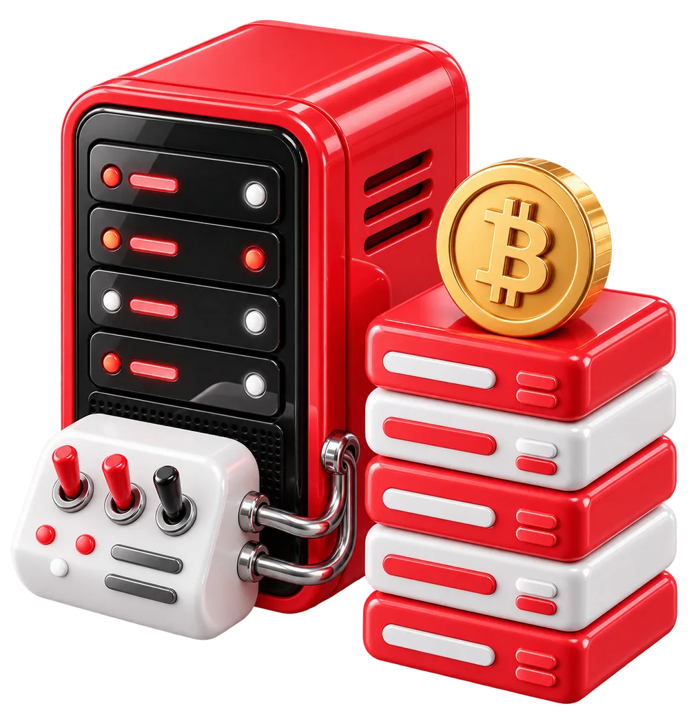 Сервер с монетой биткоина — централизованная биржа (CEX)